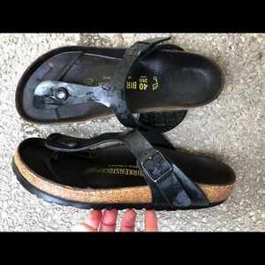 Project shoes !! BIRKENSTOCK GIZEH sandals sz 40